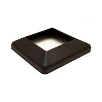 Крышка нижняя ПВХ для столба 100х100 Графит Крышка нижняя ПВХ для столба 100х100 Графит