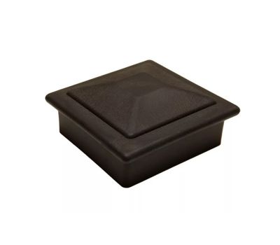 Крышка верхняя ПВХ для столба 125х125 Графит от производителя  Deckart (Россия) по цене 295 р