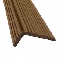 Уголок брашированный ДПК шоколад Уголок брашированный ДПК шоколад