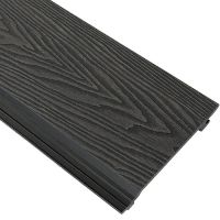 Фасадная панель Wood-X 156х21 Чёрное дерево 3D