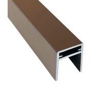 П-профиль алюминиевый 35x25 Венге