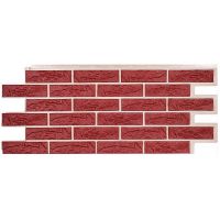 Фасадные панели СЕРИЯ Лондон Брик Кирпич - Красный