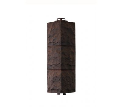 Угол Доломит - Тёмно- коричневый от производителя  Фасайдинг Дачный по цене 450 р