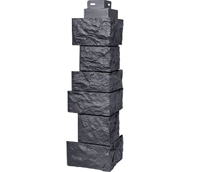 Угол наружный коллекция Дикий камень Асфальт от производителя Fineber по цене 590 р Угол наружный коллекция Дикий камень Асфальт от производителя Fineber по цене 590 р