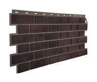 Фасадные панели Кирпич облицовочный 3D - Коричнево-чёрный Фасадные панели Кирпич облицовочный 3D - Коричнево-чёрный