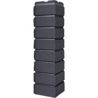 Угол наружный Коллекция кирпич баварский Графит