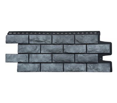 Фасадные панели Колотый Камень Элит Антрацит (чёрный шов) от производителя  Grand Line по цене 740 р