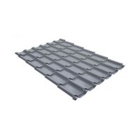 Металлочерепица классик 0,45 PE RAL 9006 бело-алюминиевый Металлочерепица классик 0,45 PE RAL 9006 бело-алюминиевый