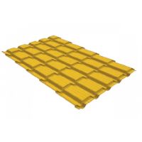 Металлочерепица квадро профи 0,45 PE RAL 1018 Металлочерепица квадро профи 0,45 PE RAL 1018