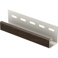 J-планка к Софиту PRO Тёмный орех J-планка к Софиту PRO Тёмный орех