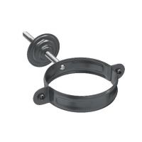 Комплект крепления трубы RAL 7024 Тёмно-серый 125/90 Комплект крепления трубы RAL 7024 Тёмно-серый 125/90