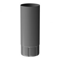 Труба водосточная D90 3 м ГРАФИТ (RAL 7024) Труба водосточная D90 3 м ГРАФИТ (RAL 7024)